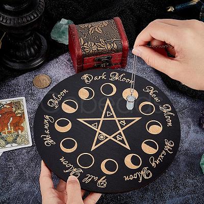 DIY Star Pattern Pendulum Board Dowsing Divination Making Kit DIY-CN0002-36-1