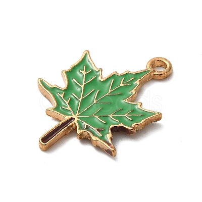 Thanksgiving Day Theme Alloy Enamel Pendants ENAM-M002-03G-14-1