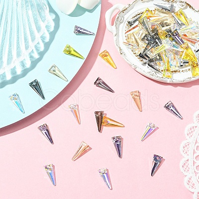 5Pcs K9 Glass Rhinestone Pendants GLAA-YW0004-89-1