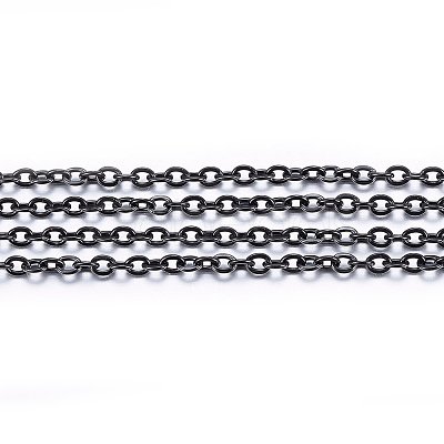 Handmade 304 Stainless Steel Cable Chains STAS-P213-01B-01-1