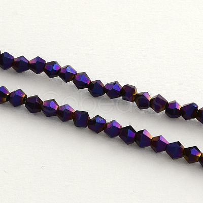 Electroplate Glass Bead Strands EGLA-R094-4mm-05-1