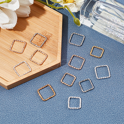 400Pcs 8 Style Iron Linking Rings IFIN-CA0001-33-1