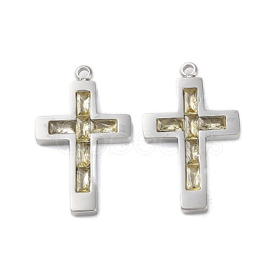 High Polished 304 Stainless Steel Pendants STAS-L022-085P-03-1