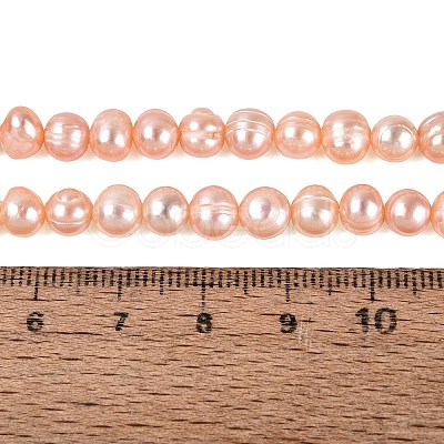 Natural Cultured Freshwater Pearl Beads Strands PEAR-N013-06G-03-1