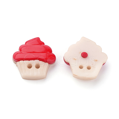 2-Hole Acrylic Buttons X-BUTT-S020-42-1