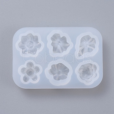 DIY Flower Silicone Molds X-DIY-D048-12B-1