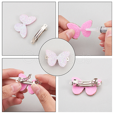 Iron Hair Barrette Findings IFIN-PH0024-37P-1