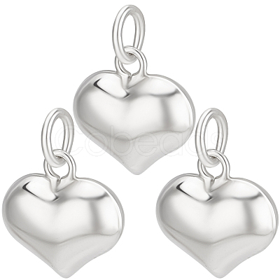 3Pcs 925 Sterling Silver Pendants STER-BBC0007-91-1