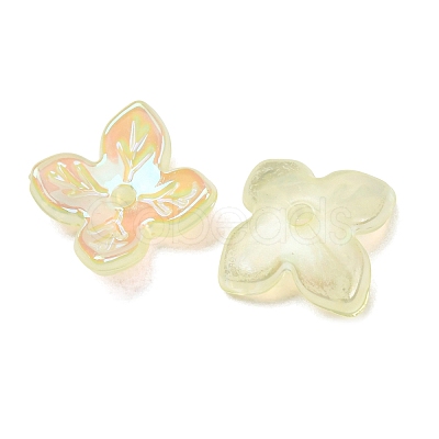 Plating Opaque Acrylic Beads AC-CBA99FE-02F-1