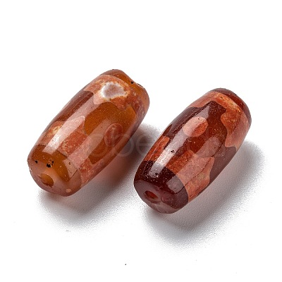 Tibetan Style dZi Beads TDZI-D009-01I-12-1
