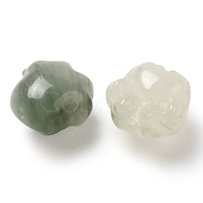 Natural Jade Carved Beads G-P550-18-1