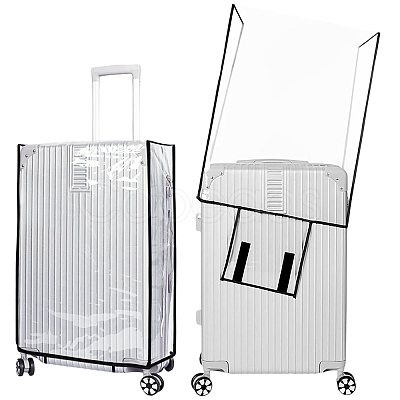 Transparent PVC Luggage Cover AJEW-WH20080-52C-1