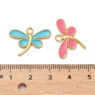 304 Stainless Steel Enamel Pendants STAS-K306-52G-1