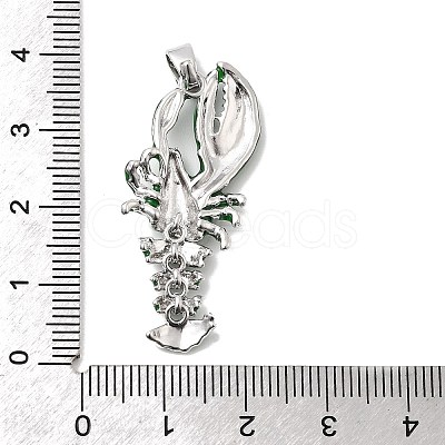Brass Enamel Pendants KK-A277-03P-01-1