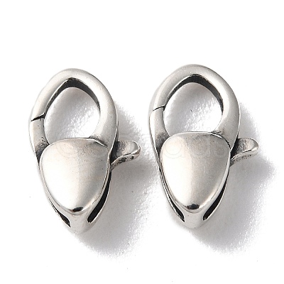 925 Thailand Sterling Silver Lobster Claw Clasps STER-D003-52P-1