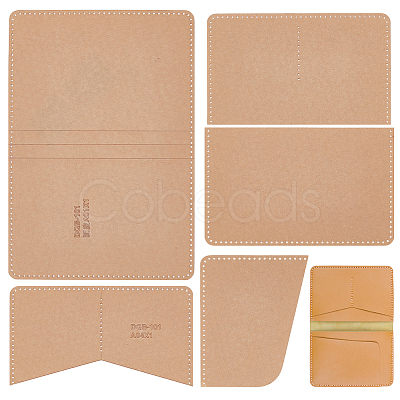 DIY Handmade Acrylic Coin Wallet Card Template Set DIY-WH0430-589B-1
