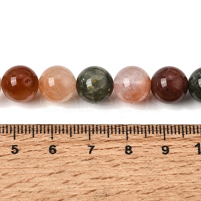 Natural Colorful Rabbit Fur Rutilated Quartz Beads Strands GG-CBA4808-I01-10mm-1