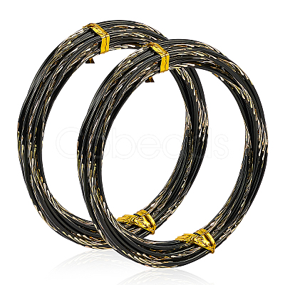 Textured Round Aluminum Craft Wire AW-BC0003-21A-1