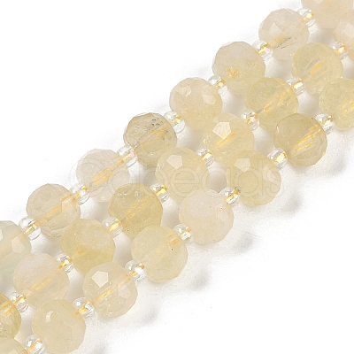Natural Lemon Jade Beads Strands G-H057-A04-01-1