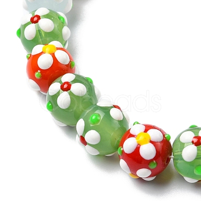 Handmade Lampwork Beads Strands LAMP-A154-05K-1