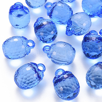 Autumn Theme Transparent Acrylic Pendants TACR-T024-04B-940-1