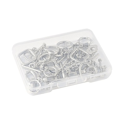 20Pcs 12 Styles Alloy Toggle Clasps FIND-FS0004-53P-1