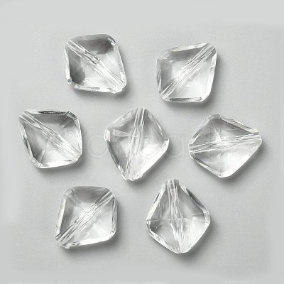 Transparent Acrylic Beads PL6362Y-1