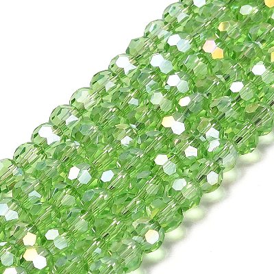 Transparent Glass Beads EGLA-A035-T6mm-B09-1