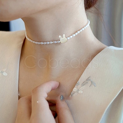 5Pcs Natural White Shell Beads BSHE-CJ0001-06-1
