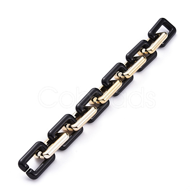 Handmade CCB Plastic Cable Chains AJEW-JB00669-1