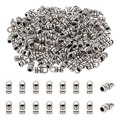 200Pcs Tibetan Style Alloy Cord Ends TIBE-NB0001-29AS-1