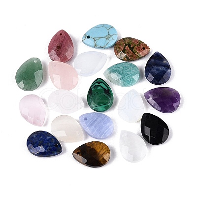 Natural & Synthetic Gemstone Pendants G-N362-13-1