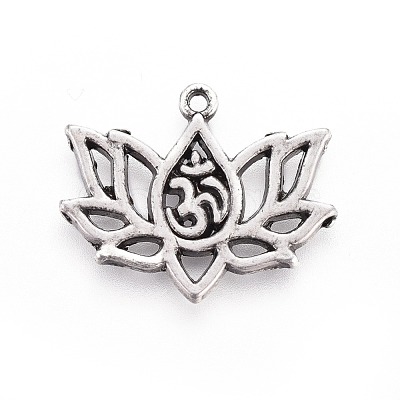 Tibetan Style Alloy Pendants X-TIBE-S301-008TAS-NR-1