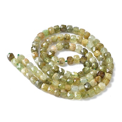 Natural Green Garnet Beads Strands G-NH0044-A01-1