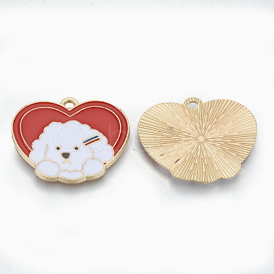 Alloy Enamel Pendants LS-ENAM-T011-04KC-RS-1