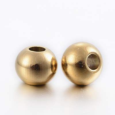 Ion Plating(IP) 304 Stainless Steel Beads X-STAS-H394-04G-1