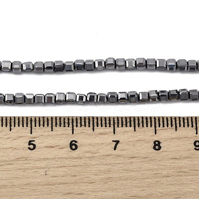 Synthetic Terahertz Stone Beads Strands G-H327-L03-01-1