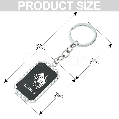Alloy Enamel Keychain KEYC-YW00022-01-1