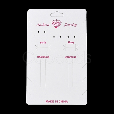 Rectangle Paper Cards for Jewelry Display AJEW-A051-03-1