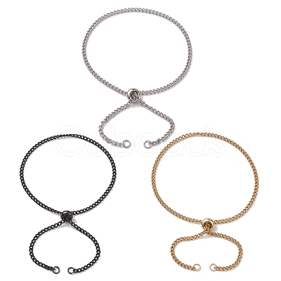 304 Stainless Steel Adjustable Chain Bracelet Making AJEW-JB01211-1