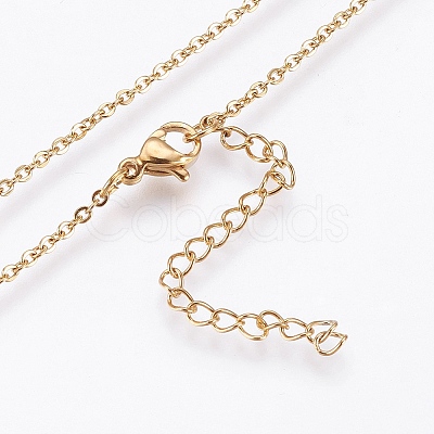 304 Stainless Steel Pendant Necklaces NJEW-P224-11-1