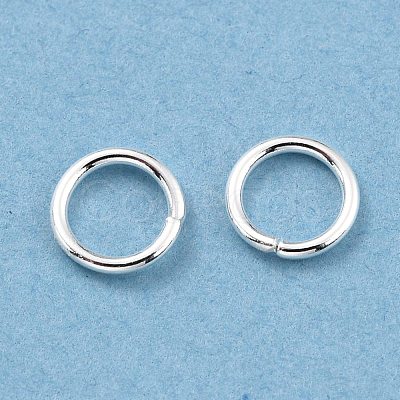 Rack Plating Brass Open Jump Rings KK-O139-18U-S-1