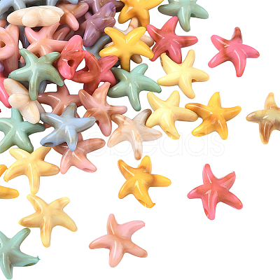 300Pcs Acrylic Beads SACR-SP0001-47-1