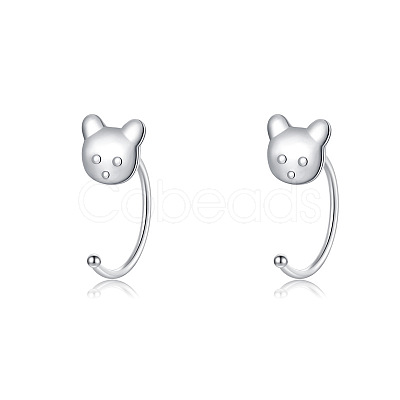 999 Fine Silver Stud Earrings FS-WG1D9DE-23-1
