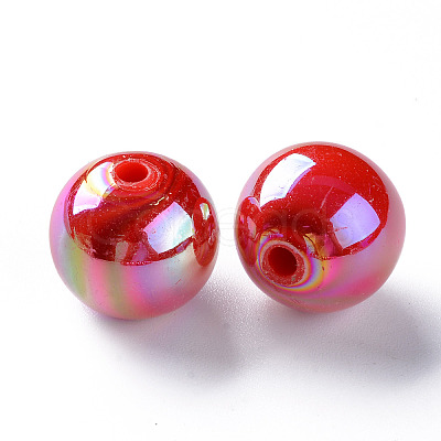 Opaque Acrylic Beads X-MACR-S370-D16mm-A14-1