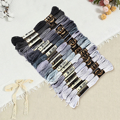 Polyester Embroidery Threads OCOR-WH20074-13B-01C-1