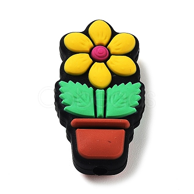 Easter Silicone Focal Beads SIL-Q024-03C-1