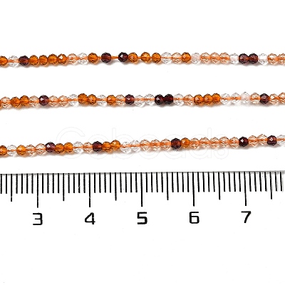 Transparent Glass Beads Strands GLAA-H027-01D-1