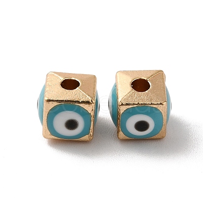 Alloy Enamel Beads ENAM-D049-01KCG-05-1