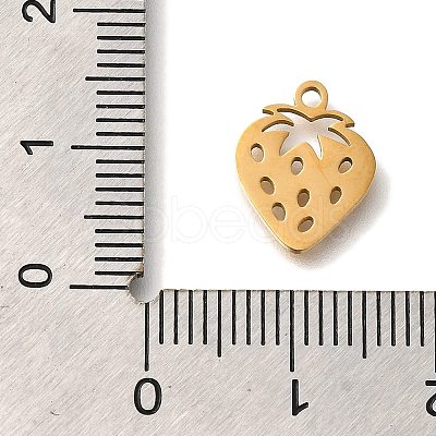 201 Stainless Steel Pendants STAS-R136-01G-02-1